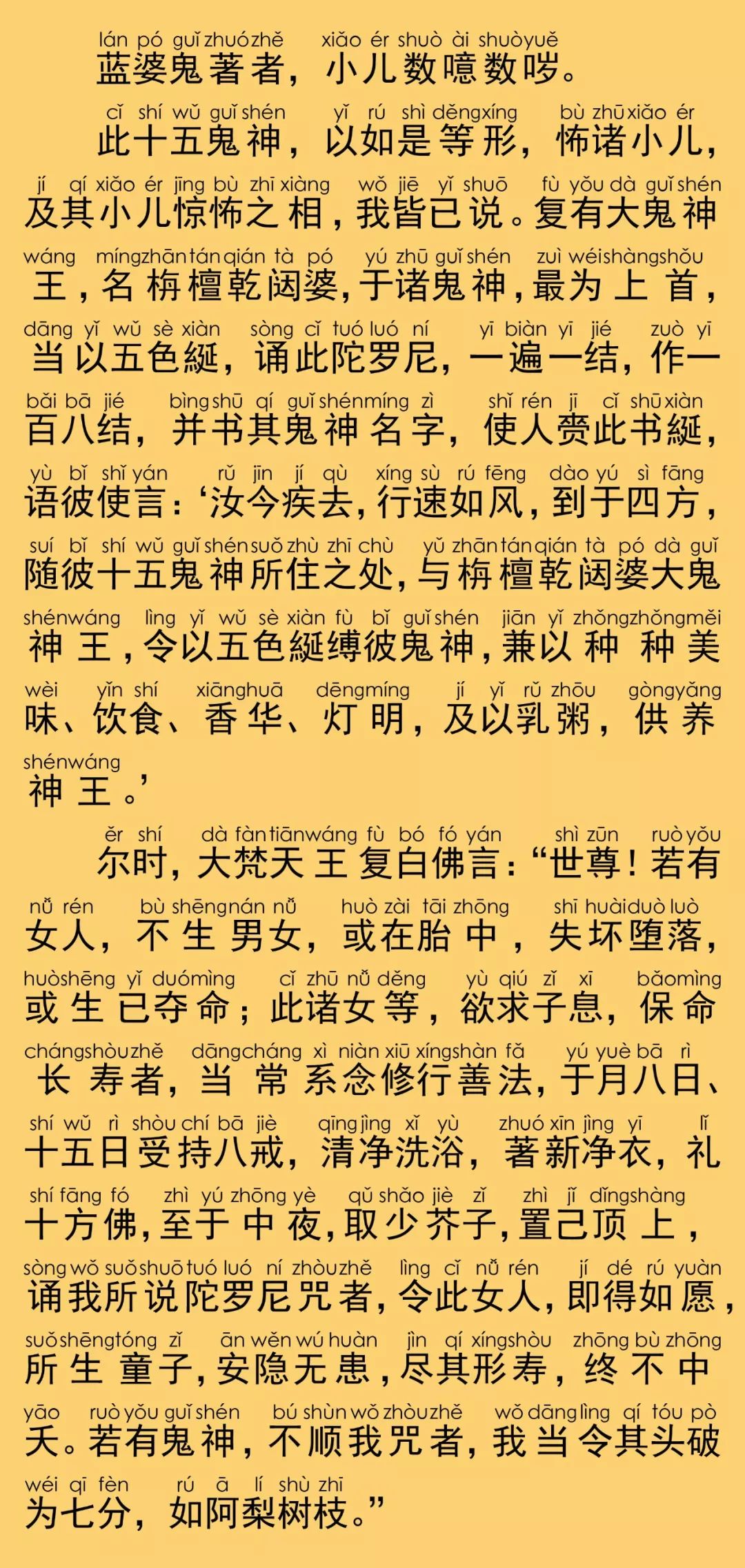 护诸童子陀罗尼咒经7