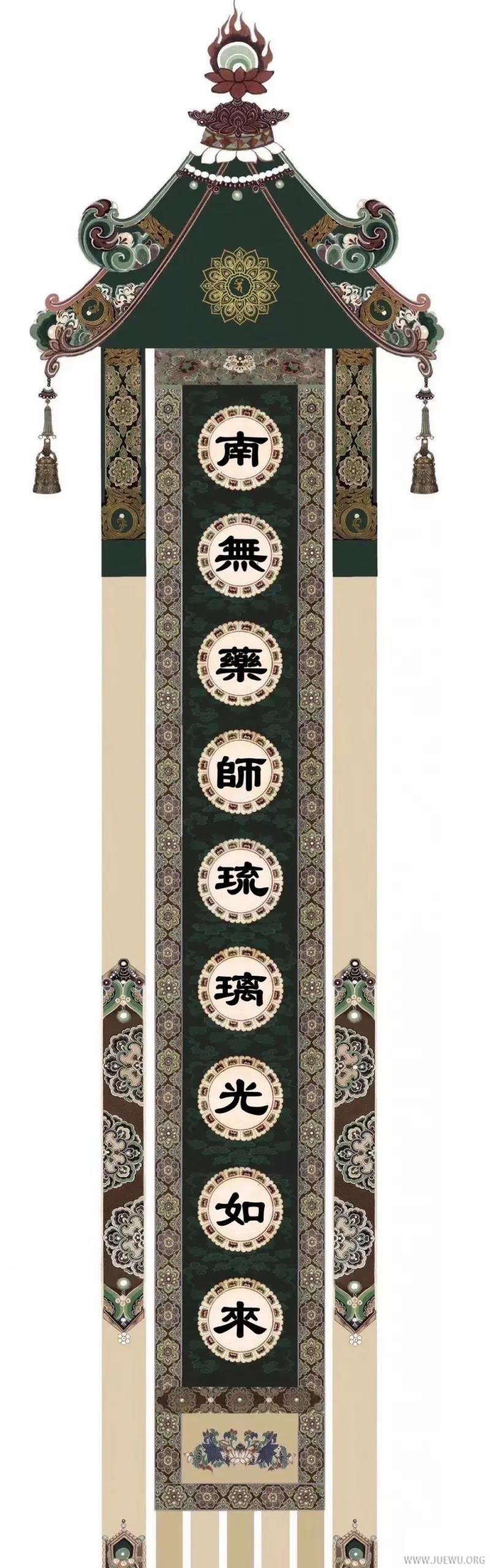 药师佛神幡高清图