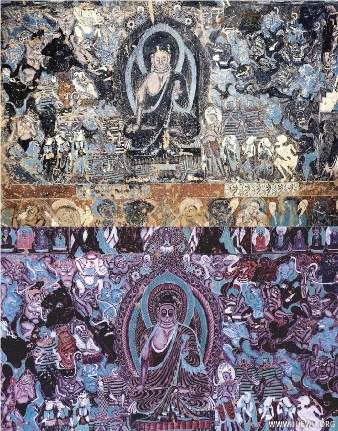 《释迦降魔成道图》