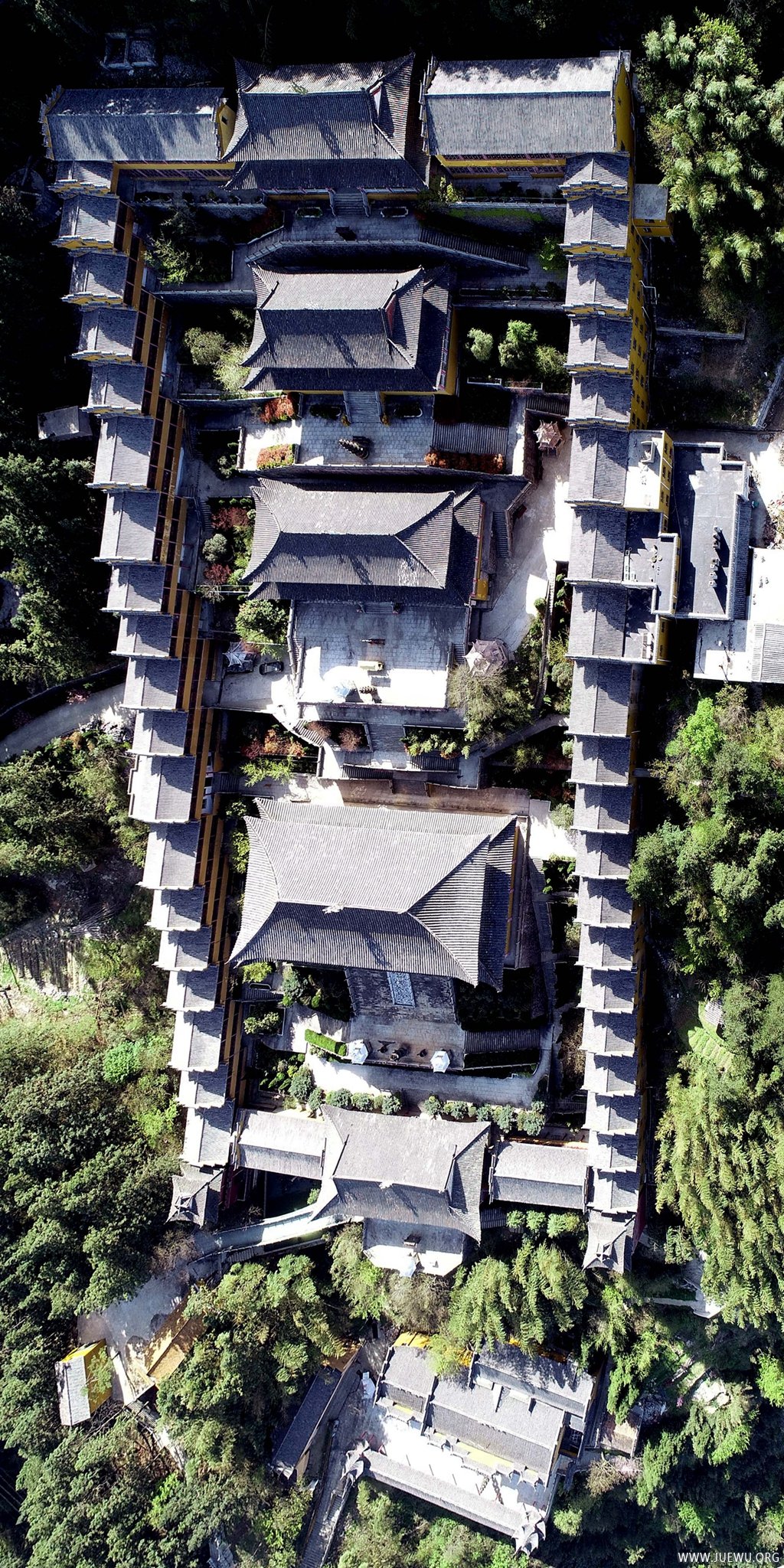 九宫山无量寿禅寺全貌