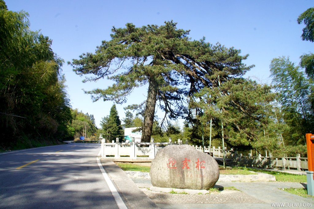 九宫山无量寿禅寺寺院内
