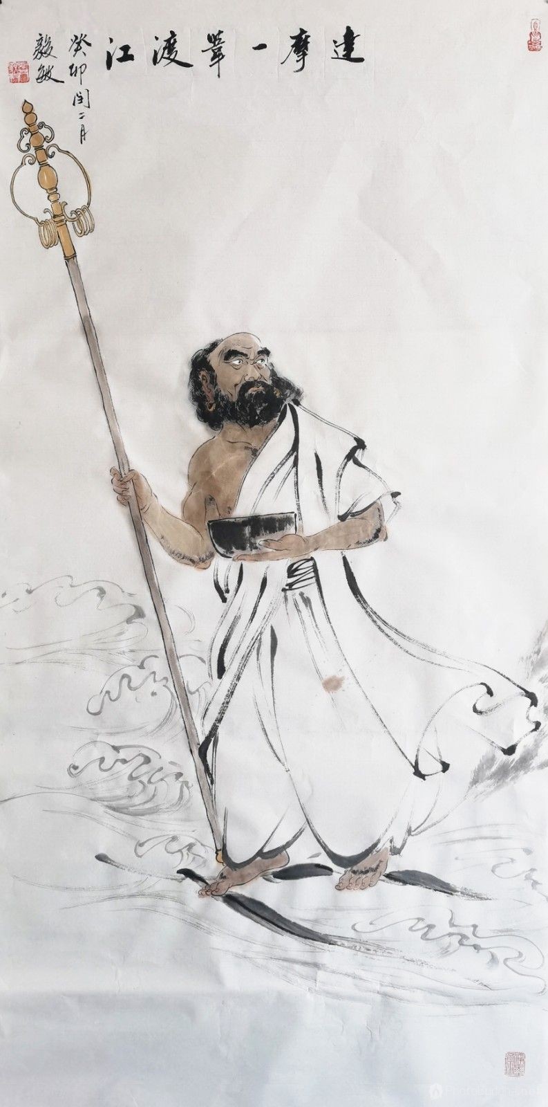 达摩祖师禅画