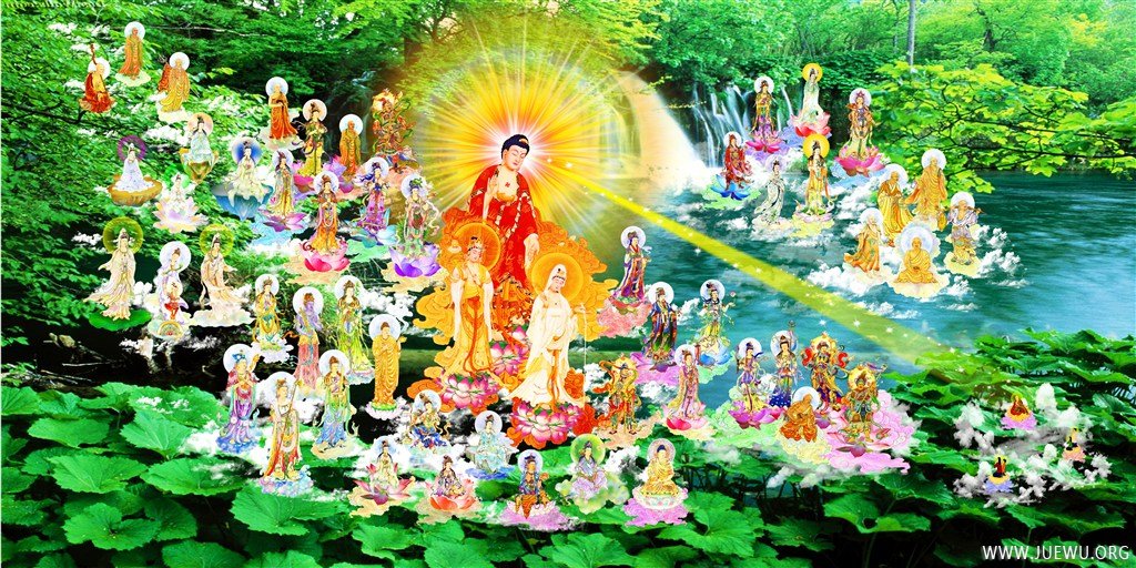 极乐世界接引图