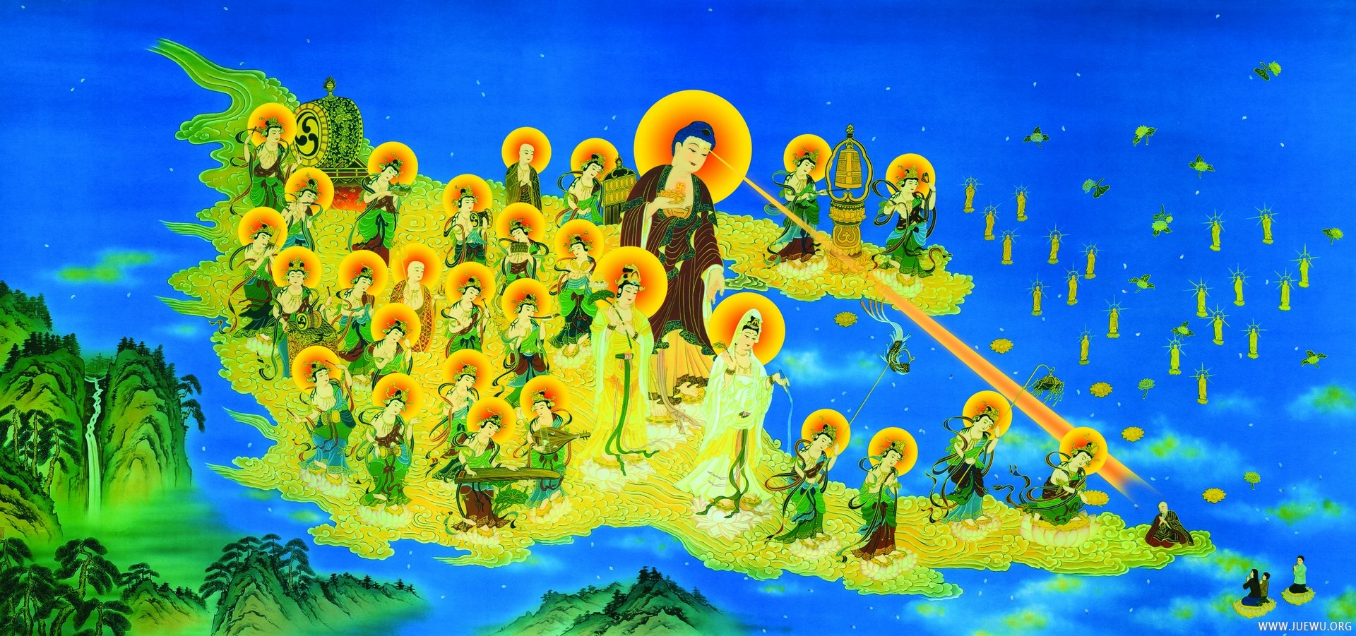 极乐世界接引图