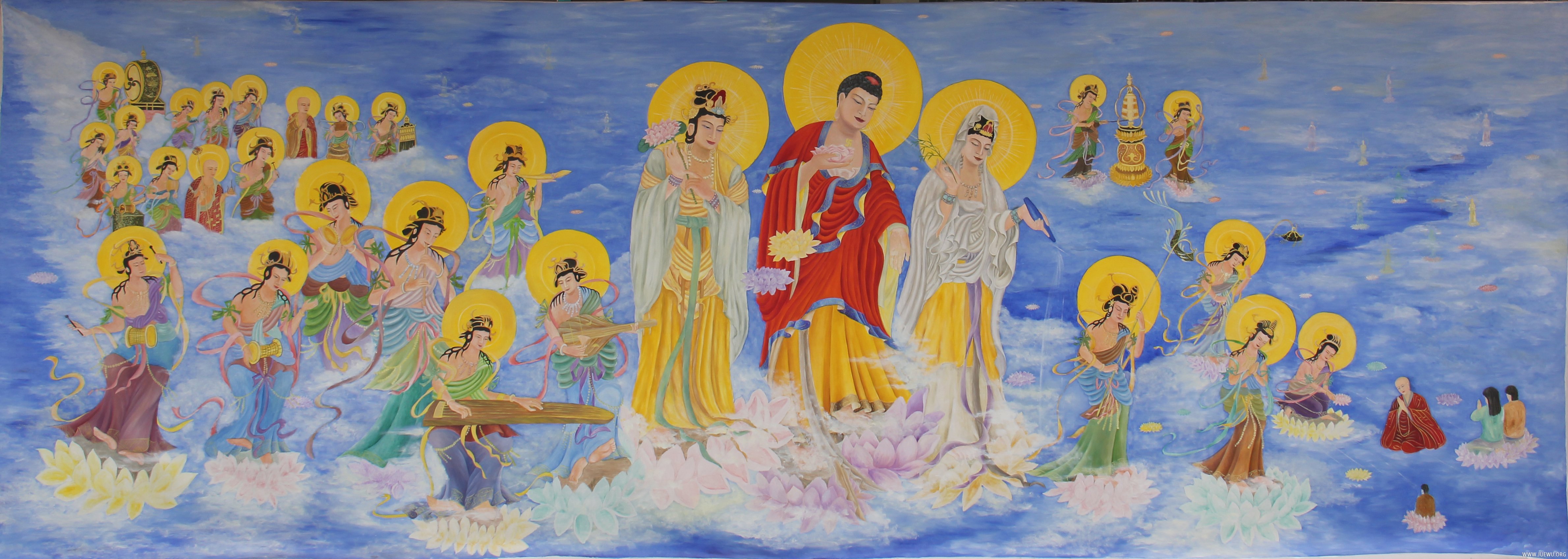 极乐世界接引图