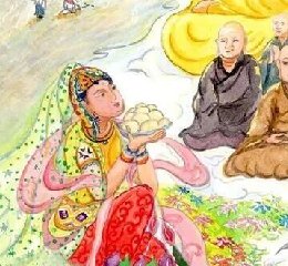 从花中化生的柰女